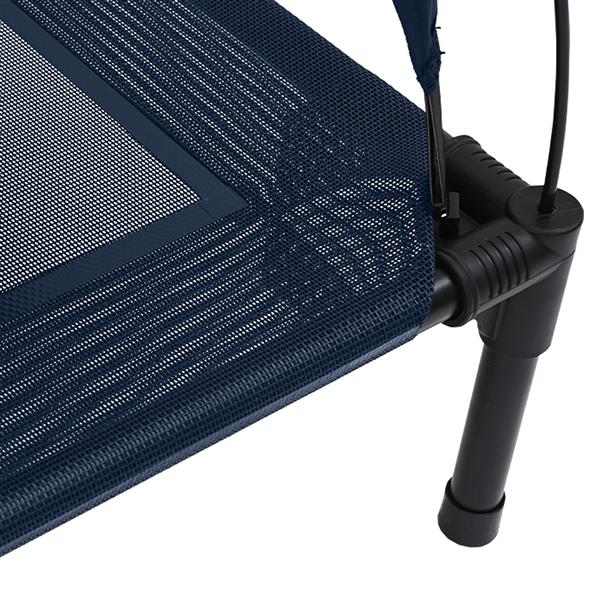 Grote foto vidaxl hondenbed marineblauw m staal dieren en toebehoren toebehoren