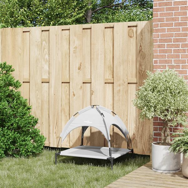 Grote foto vidaxl hondenbed zilvergrijs m staal dieren en toebehoren toebehoren