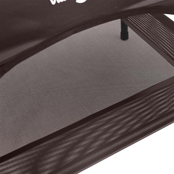 Grote foto vidaxl hondenbed bruin xl staal dieren en toebehoren toebehoren