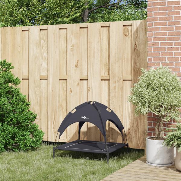 Grote foto vidaxl hondenbed zwart m staal dieren en toebehoren toebehoren