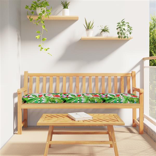 Grote foto vidaxl pallet kussen set bloemen 2 pcs tropisch jungle 200 x 40 x 8 cm huis en inrichting woningdecoratie