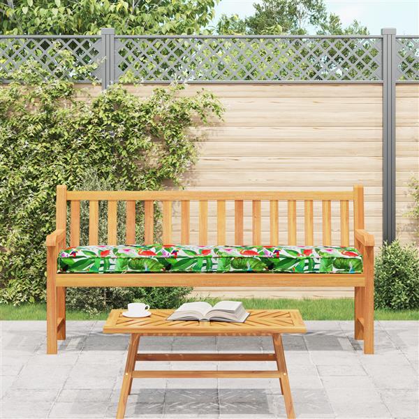 Grote foto vidaxl pallet kussen set bloemen 2 pcs tropisch jungle 200 x 40 x 8 cm huis en inrichting woningdecoratie