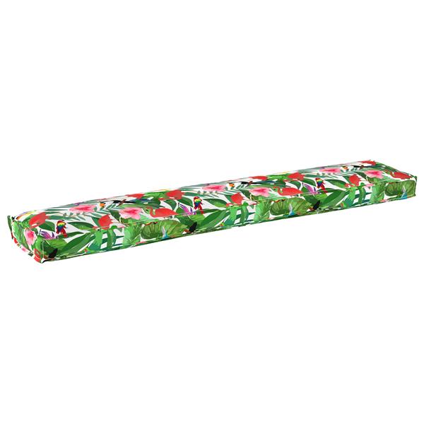 Grote foto vidaxl pallet kussen set bloemen 2 pcs tropisch jungle 200 x 40 x 8 cm huis en inrichting woningdecoratie