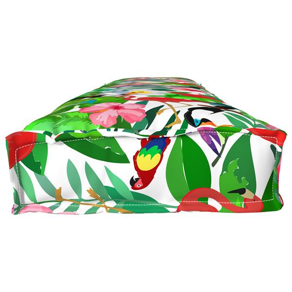 Grote foto vidaxl pallet kussen set bloemen 2 pcs tropisch jungle 200 x 40 x 8 cm huis en inrichting woningdecoratie