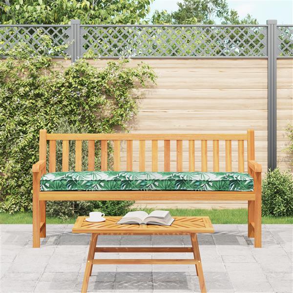 Grote foto vidaxl pallet kussen set 2 pcs bladpatroon 200 x 40 x 8 cm oxford stof huis en inrichting woningdecoratie
