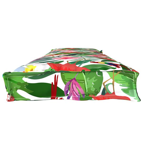 Grote foto vidaxl pallet kussen set bloemen 2 pcs tropisch jungle 180 x 40 x 8 cm huis en inrichting woningdecoratie