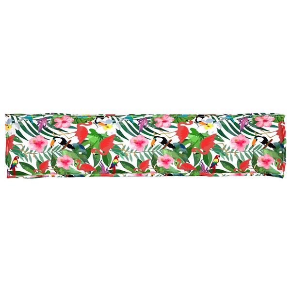 Grote foto vidaxl pallet kussen set bloemen 2 pcs tropisch jungle 180 x 40 x 8 cm huis en inrichting woningdecoratie