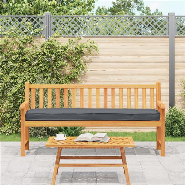 Grote foto vidaxl pallet kussen set 2 pcs antraciet 180 x 40 x 8 cm oxford stof huis en inrichting woningdecoratie