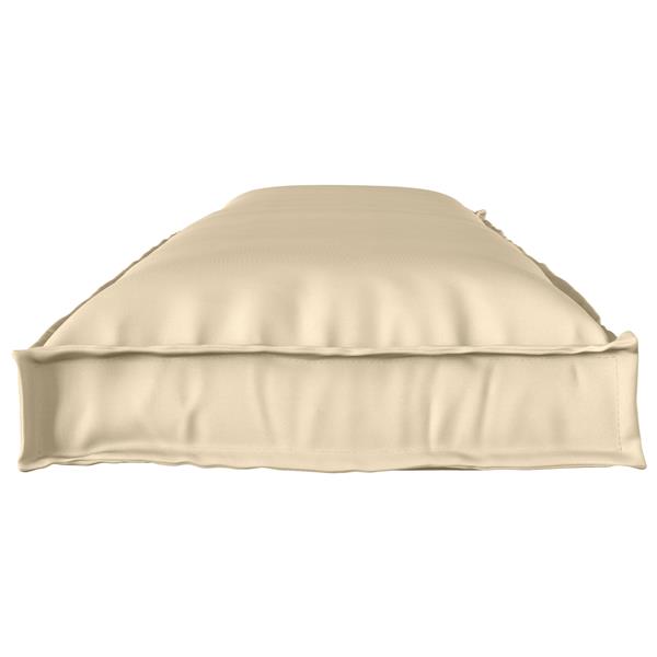 Grote foto vidaxl pallet kussen set 2 pcs beige 150 x 40 x 8 cm oxford stof huis en inrichting woningdecoratie