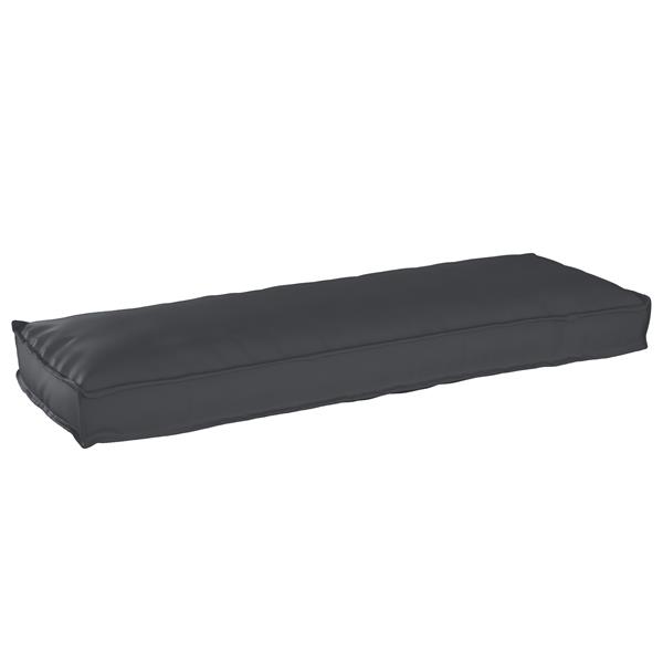 Grote foto vidaxl pallet kussen set 2 pcs zwart 120 x 40 x 8 cm oxford stof huis en inrichting woningdecoratie
