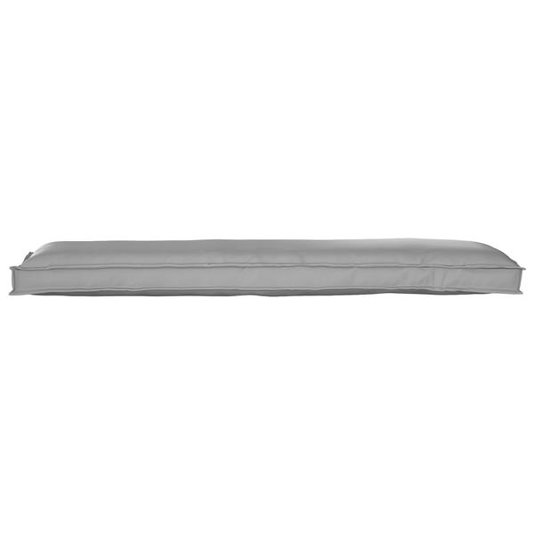 Grote foto vidaxl palletkussen voor bank grijs 150 x 40 x 8 cm oxford stof huis en inrichting woningdecoratie