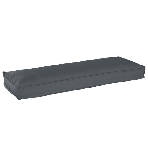 Grote foto vidaxl palletkussen voor bank antraciet 120 x 40 x 8 cm oxford stof huis en inrichting woningdecoratie