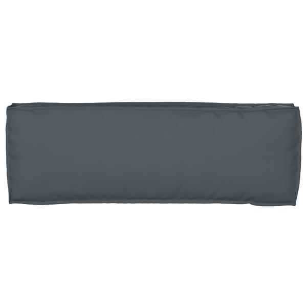 Grote foto vidaxl palletkussen voor bank antraciet 120 x 40 x 8 cm oxford stof huis en inrichting woningdecoratie