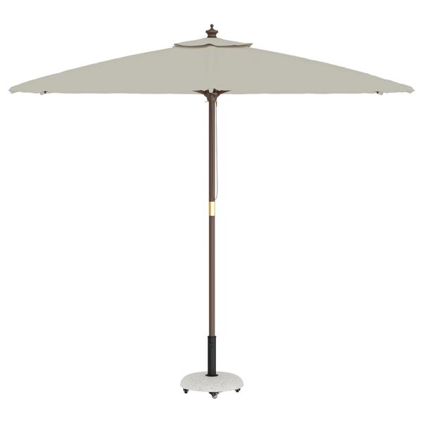 Grote foto vidaxl parasolvoet wit en zwart 45 x 45 x 40 cm beton en metaal tuin en terras overige tuin en terras