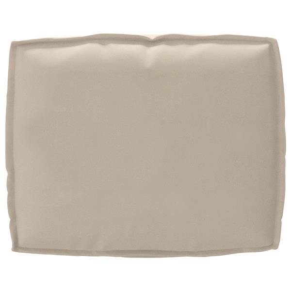 Grote foto vidaxl palletkussen voor rugleuning taupe 50 x 40 x 12 cm oxford stof huis en inrichting woningdecoratie