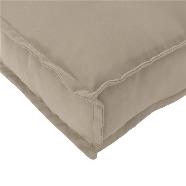 Grote foto vidaxl palletkussen voor rugleuning taupe 50 x 40 x 12 cm oxford stof huis en inrichting woningdecoratie