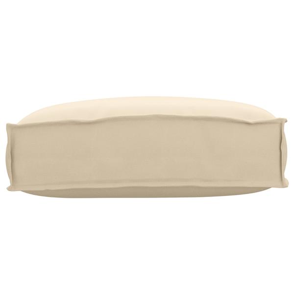 Grote foto vidaxl palletkussen voor rugleuning beige 50 x 40 x 12 cm oxford stof huis en inrichting woningdecoratie