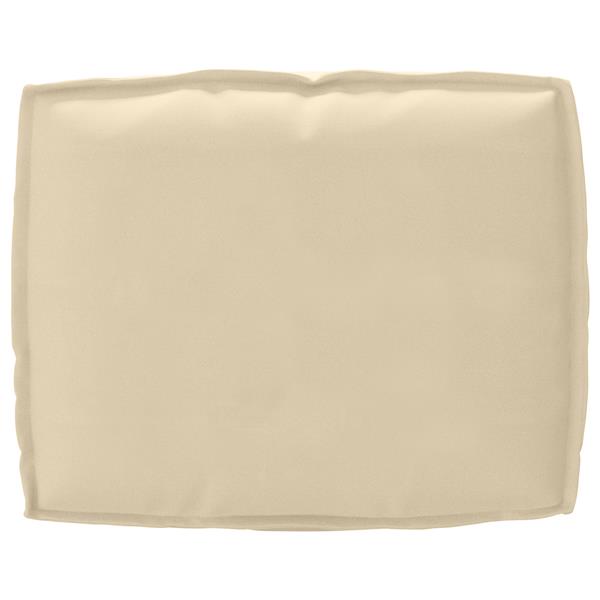 Grote foto vidaxl palletkussen voor rugleuning beige 50 x 40 x 12 cm oxford stof huis en inrichting woningdecoratie