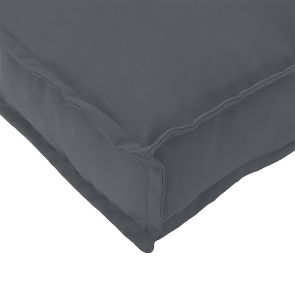 Grote foto vidaxl palletkussen voor rugleuning antraciet 50 x 40 x 12 cm huis en inrichting woningdecoratie