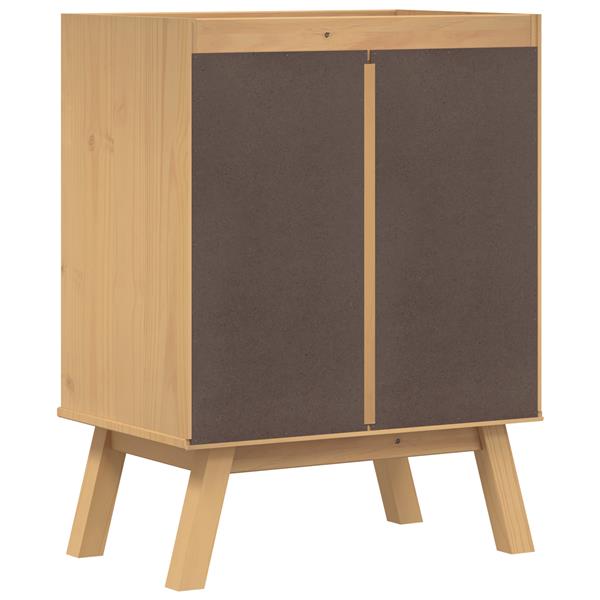 Grote foto vidaxl wastafel onderkast met plank olden bruin 114 x 43 x 73.5 cm huis en inrichting complete badkamers