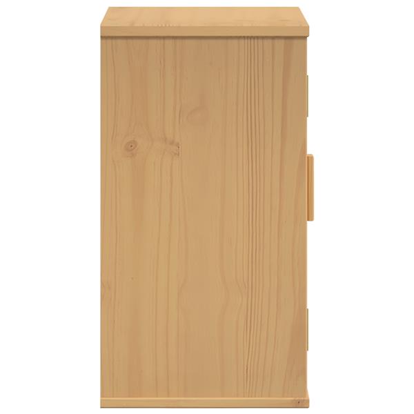 Grote foto vidaxl badkamer kast olden bruin 35 x 30 x 55 cm massief grenenhout huis en inrichting complete badkamers
