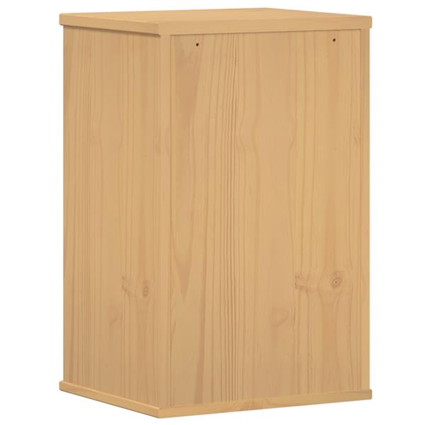 Grote foto vidaxl badkamer kast olden bruin 35 x 30 x 55 cm massief grenenhout huis en inrichting complete badkamers