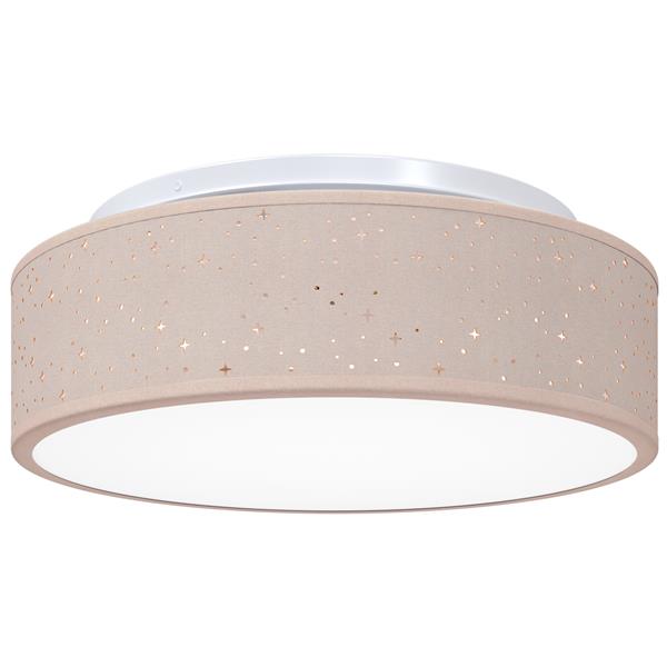 Grote foto vidaxl plafonni re taupe 38 x 13.5 cm stof huis en inrichting overige