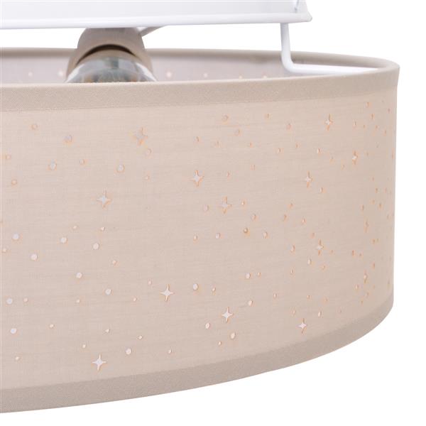 Grote foto vidaxl plafonni re taupe 38 x 13.5 cm stof huis en inrichting overige