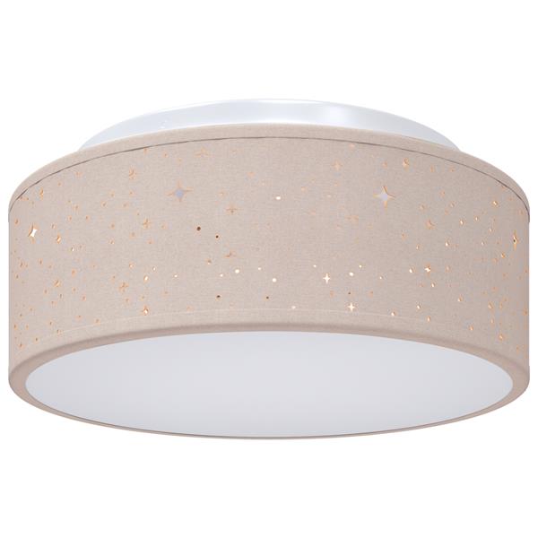 Grote foto vidaxl plafonni re taupe 30 x 13.5 cm stof huis en inrichting overige