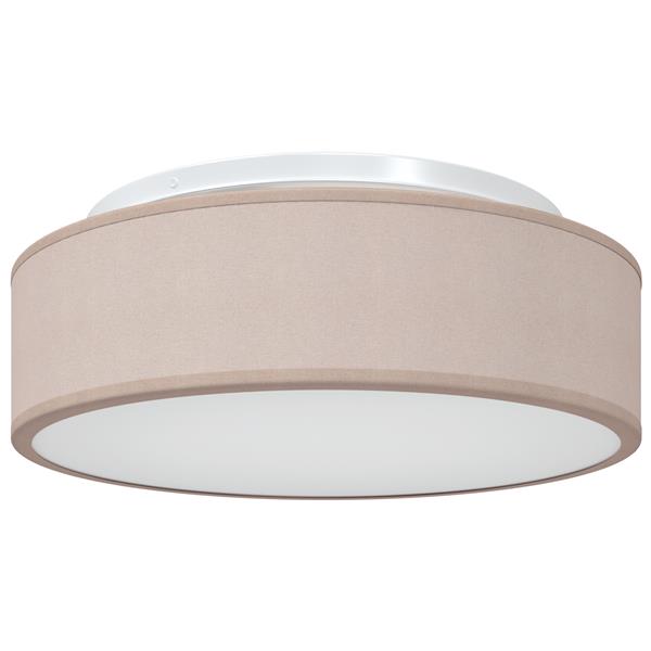 Grote foto vidaxl plafonni re taupe 38 x 13.5 cm stof huis en inrichting overige