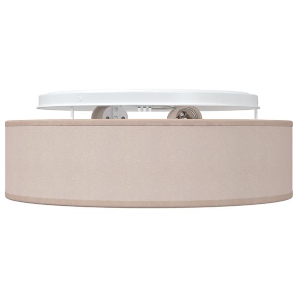 Grote foto vidaxl plafonni re taupe 38 x 13.5 cm stof huis en inrichting overige