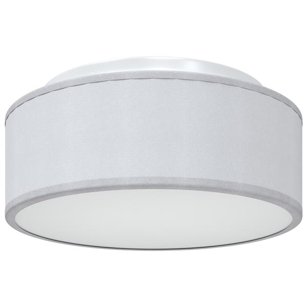 Grote foto vidaxl plafonni re grijs 30 x 13.5 cm stof huis en inrichting overige