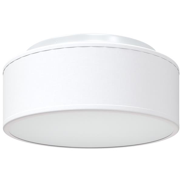 Grote foto vidaxl plafonni re wit 30 x 13.5 cm stof huis en inrichting overige