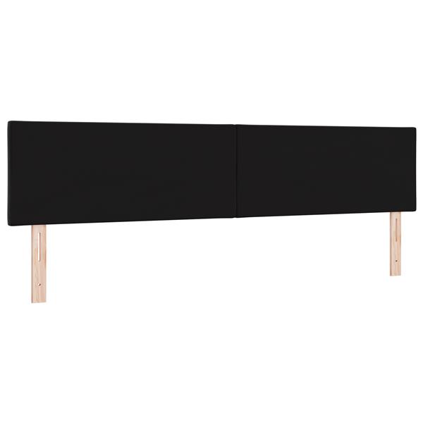 Grote foto vidaxl hoofdbord wandgemonteerd geometrisch zwart 200 cm fluweel antiek en kunst stoelen en banken