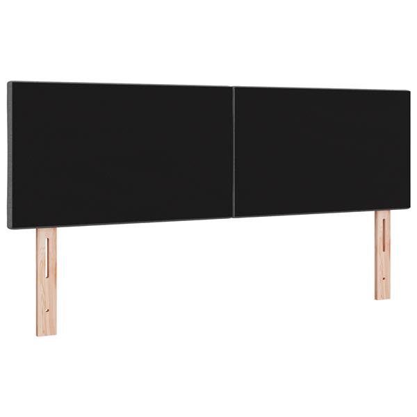 Grote foto vidaxl stoffen hoofdbord geometrisch donkergrijs 160 cm stof antiek en kunst stoelen en banken