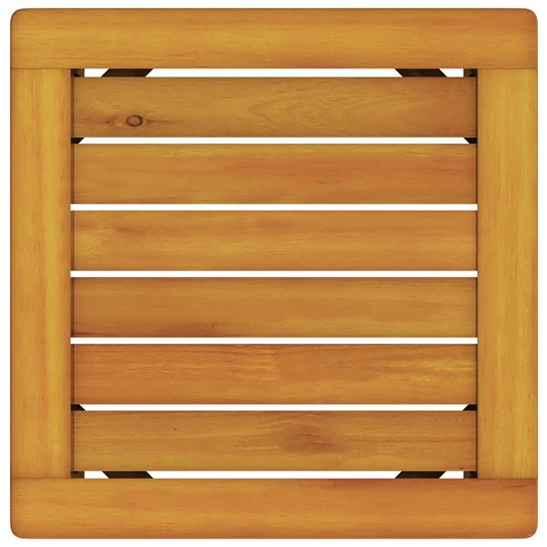 Grote foto vidaxl ligstoel 1 persoon bruin 53 x 202 x 89cm massief acaciahout tuin en terras tuinmeubelen