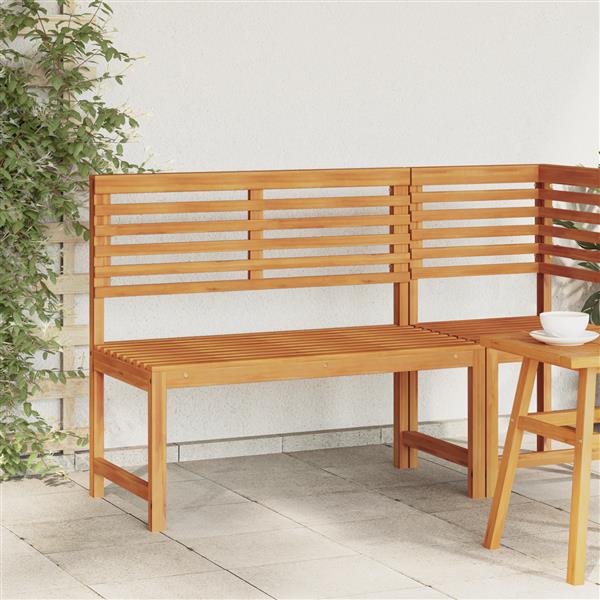 Grote foto vidaxl tuinbank bruin 100 x 50 x 91cm massief acaciahout tuin en terras tuinmeubelen