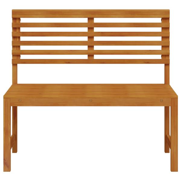 Grote foto vidaxl tuinbank bruin 100 x 50 x 91cm massief acaciahout tuin en terras tuinmeubelen
