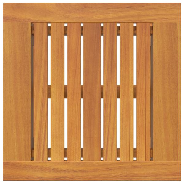 Grote foto vidaxl bijzettafel bruin massief acaciahout tuin en terras tuinmeubelen