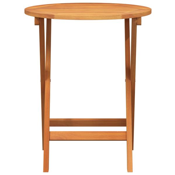 Grote foto vidaxl vouw tuin tafel naturel 60 x 60 x 72 cm massief acaciahout tuin en terras tuinmeubelen