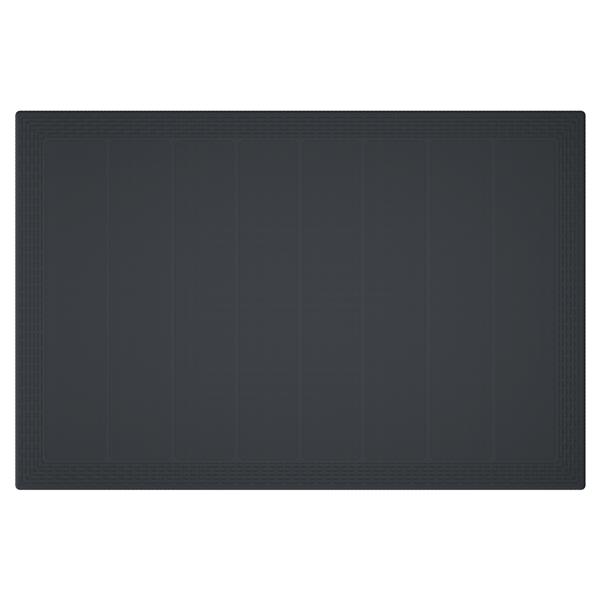 Grote foto vidaxl tuin eetset 5 pcs antraciet polt riet tuin en terras tuinmeubelen