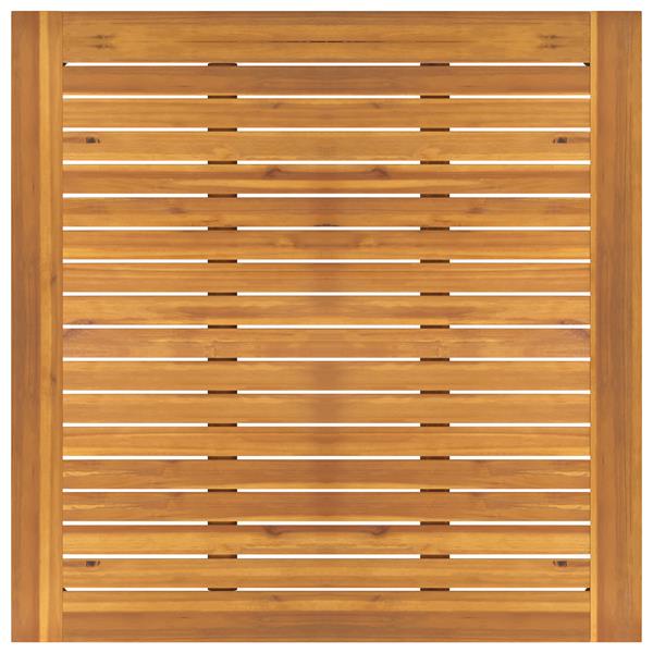 Grote foto vidaxl tuin eetset 5 pcs bruin massief acaciahout tuin en terras tuinmeubelen