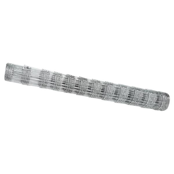Grote foto vidaxl weidehekwerk zilver 25 x 1.2 m gegalvaniseerd staal tuin en terras hekken en schuttingen