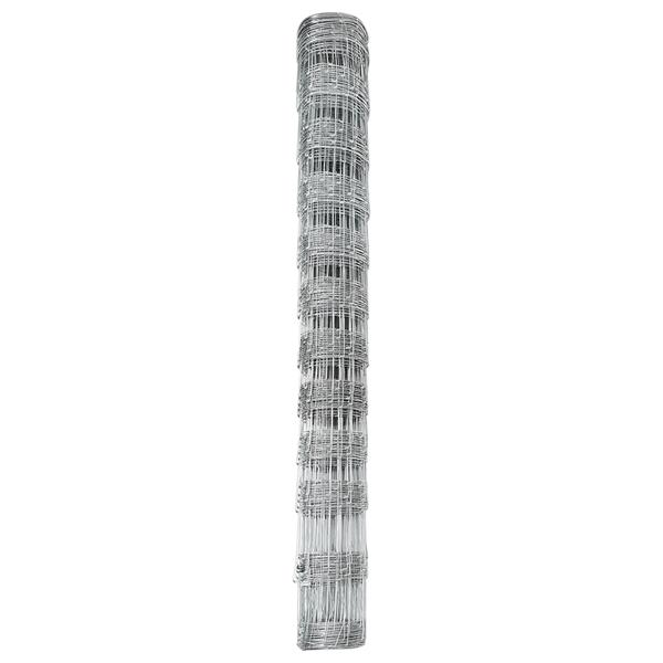 Grote foto vidaxl weidehekwerk zilver 25 x 1.2 m gegalvaniseerd staal tuin en terras hekken en schuttingen