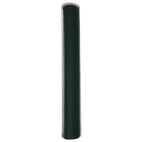 Grote foto vidaxl hexagon hek groen 1.2 x 50 m staal tuin en terras hekken en schuttingen