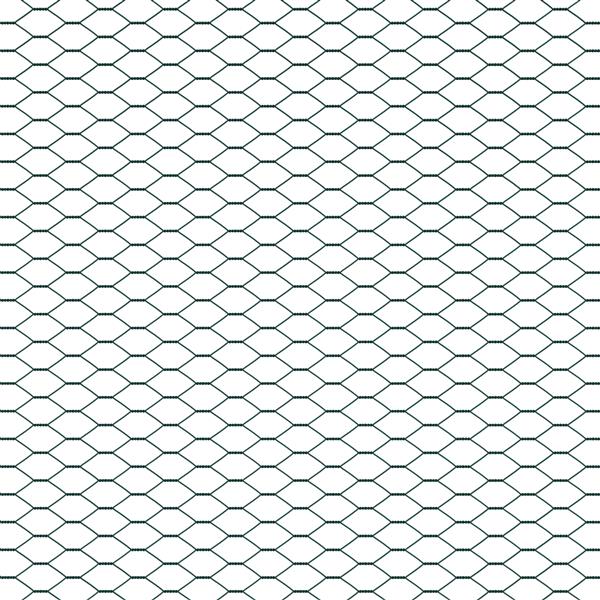 Grote foto vidaxl hexagon hek groen 1 x 50 m staal tuin en terras hekken en schuttingen