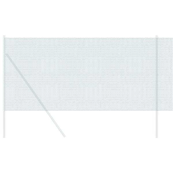 Grote foto vidaxl hexagon hek groen 1 4 x 25 m pvc tuin en terras hekken en schuttingen