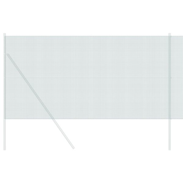 Grote foto vidaxl gelaste draadhek groen 1.2 x 10 m staal tuin en terras hekken en schuttingen