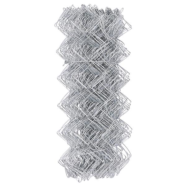 Grote foto vidaxl kettenschakelhek zilver 10 x 0.8 m ge galvaniseerd staal tuin en terras hekken en schuttingen