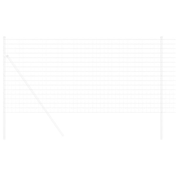 Grote foto vidaxl euro hek 1 2 x 25 m pvc gecoat ijzer tuin en terras hekken en schuttingen